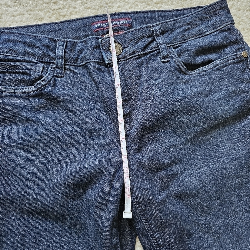Tommy Hilfiger Darkwash Slim Crop Jeans Sz. 4 - Picture 7 of 10